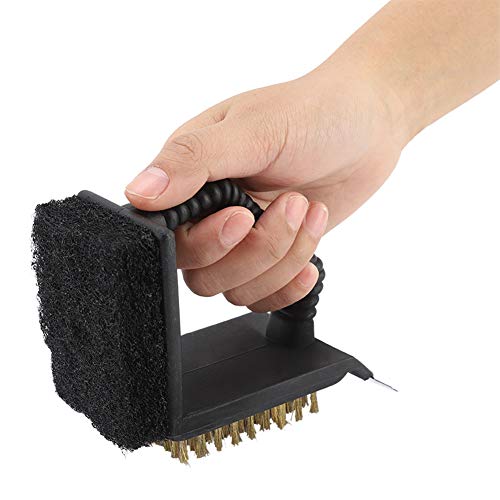 GLOGLOW Kitchen Wire Brush, Barbecue Cleaner, Gas Oven Camping Picnic for Home for Garden