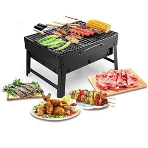 jindao-urg barbecue grill, folding portable charcoal barbecue table, barbecue brush, camping grill stove, camp stove, garden outdoor cooking fun, barbecue tools set 3-5 people urg