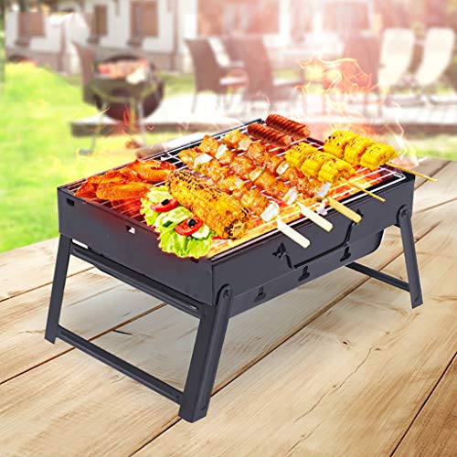 Guoguocy BBQ Barbeque Barbecue Grills,BBQ,Household Charcoal Grills,Garden Outdoor Portable Barbecue Tools,2-5 People