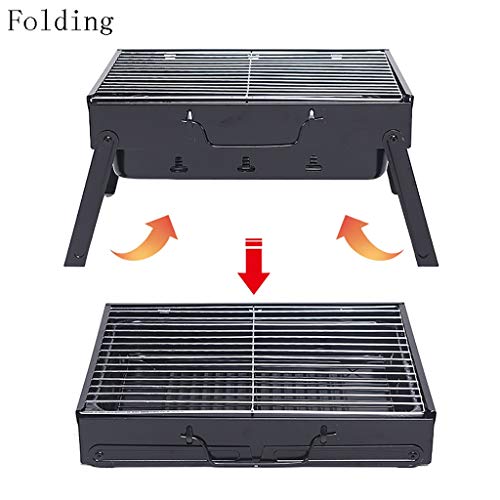 Guoguocy BBQ Barbeque Barbecue Grills,BBQ,Household Charcoal Grills,Garden Outdoor Portable Barbecue Tools,2-5 People