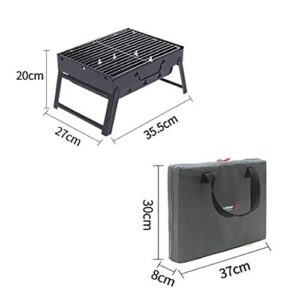 Guoguocy BBQ Barbeque Barbecue Grills,BBQ,Household Charcoal Grills,Garden Outdoor Portable Barbecue Tools,2-5 People