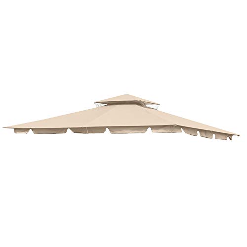 Garden Winds Replacement Canopy for Monterey Gazebo (Model L-GZ215PST-4) - Standard 350 - Beige