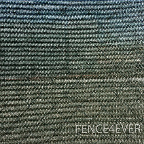 Fence4ever 4'x50' 4ft Tall 3rd Gen Olive Green Fence Privacy Screen Windscreen Fabric Mesh Tarp w/Aluminum Grommets for Home, Garden, Yard