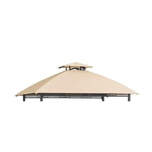 Garden Winds Replacement Canopy Top Cover for Westbrook Grill Gazebo - 350 - Beige