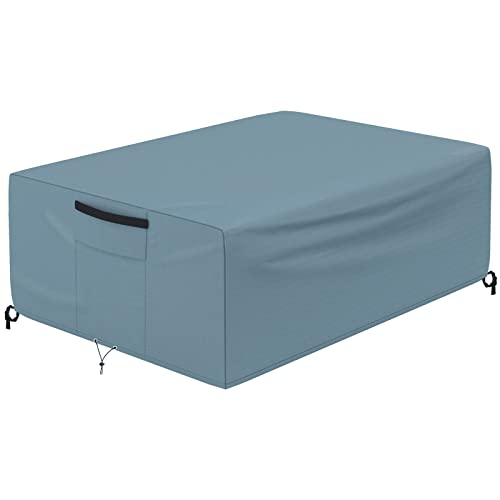 MUTUSHI Patio Furniture Cover Small, Waterproof Outdoor Table Cover, 74" CM x 47" CM x 28" CM, Durable Oxford,Patio Table Cover, -Twilight Blue