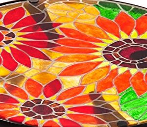Evergreen Garden Faux Mosaic Table, Sunflower