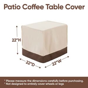 loriano Patio Furniture Covers Set, 3 Piece Outdoor Furniture Cover Waterproof, 600D Heavy Duty Lawn Furniture Covers Set