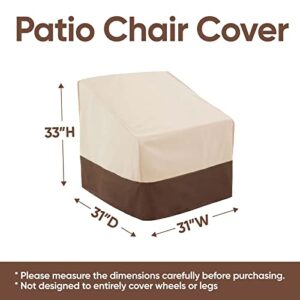 loriano Patio Furniture Covers Set, 3 Piece Outdoor Furniture Cover Waterproof, 600D Heavy Duty Lawn Furniture Covers Set