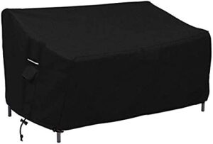 patio outdoor sofa covers waterproof black loveseat covers,lawn bench covers stackable heavy duty outside couch covers patio furniture covers,outdoor lounge seat covers water resistant,black
