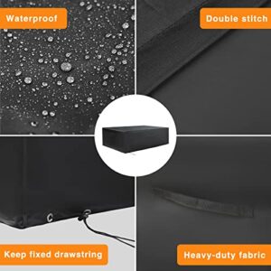 KAWIVAST Patio Furniture Covers Waterproof, Outdoor Furniture Cover, Outdoor Table Covers Waterproof Rectangle, Weatherproof Patio Sectional Cover, Outdoor Furniture Covers for Patio Furniture