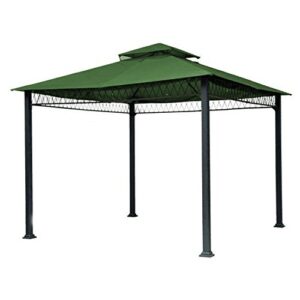 garden winds replacement canopy top cover for havenbury gazebo – riplock 350 – green