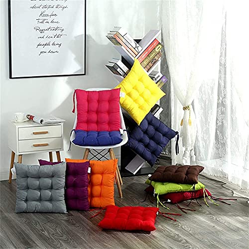 Chair Pads Seat Cushion with Ties,Outdoor Indoor Soft Thicken Comfy Seat Pads Cushion Pillow,Dining Room Kitchen Chair Cushions for Home Office Car Patio Furniture Garden Decoration