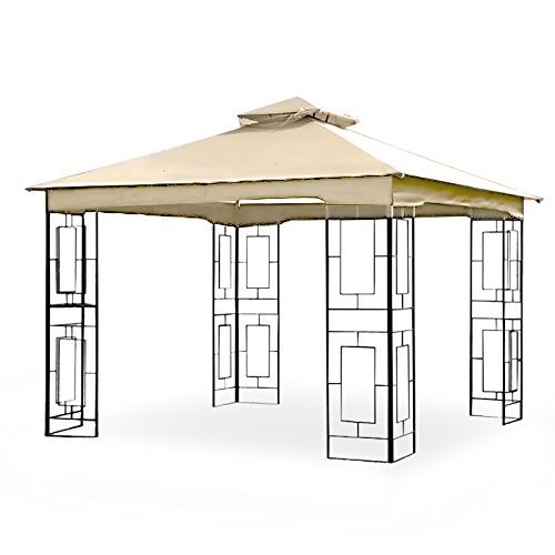 Garden Winds Replacement Canopy for The Garden Treasures Geo Gazebo - Standard 350 - Beige