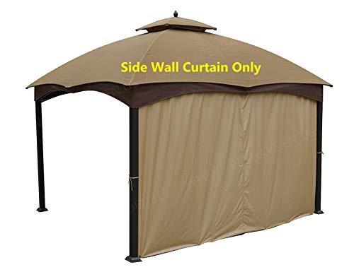 APEX GARDEN 12-ft Privacy Panel Curtain / Side Wall Sunshade (One Side Only)