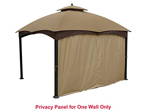 APEX GARDEN 12-ft Privacy Panel Curtain / Side Wall Sunshade (One Side Only)