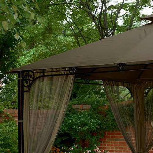 Garden Winds Fair Oaks Gazebo Replacement Canopy Top Cover - RipLock 350