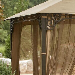 Garden Winds Fair Oaks Gazebo Replacement Canopy Top Cover - RipLock 350