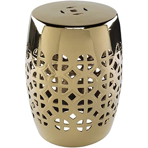 Artistic Weavers Stanton Garden Stool, Gold