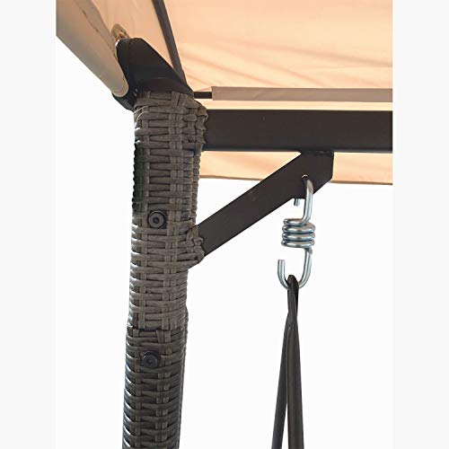 Garden Winds Replacement Canopy Top Cover for The Lakewood Swing Model 18S6072Y-V, RVS415Y - Will NOT FIT Any Other Model