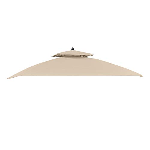 Garden Winds Replacement Canopy for The Sheridan Grill Gazebo - Standard 350 - Beige