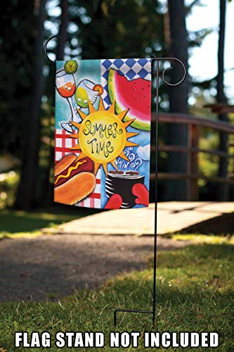 Toland Home Garden 112611 Summer Fun summer Flag 12x18 Inch Double Sided summer Garden Flag for Outdoor House Picnic Flag Yard Decoration