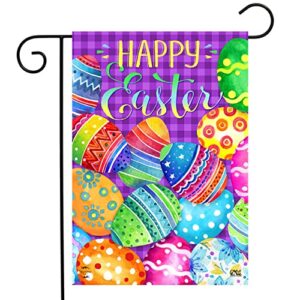 briarwood lane painted easter eggs holiday garden flag 12.5″ x 18″