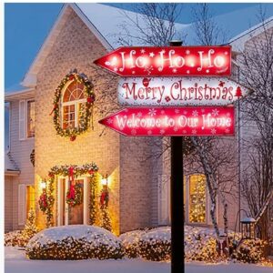 shumi Christmas Solar Pathway Lights Outdoor,24 LED Lights Xmas Decorative Yard Sign Outdoor Stakes Lights Waterproof for Patio, Garden, Lawn Decoration