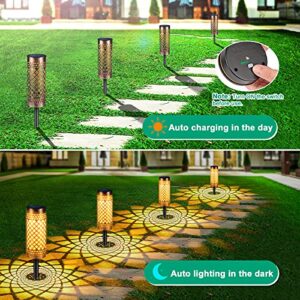 TomCare Solar Lights Outdoor Solar Garden Lights Landscape Lighting for Patio Yard Lawn