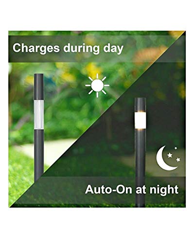 Westinghouse Solar Lights Outdoor LED Garden Path Lighting Waterproof Solar Powered Pathway Lights Decorative Landscape Lights for Garden Patio Lawn Courtyard Lane Walkway (8-Pack)