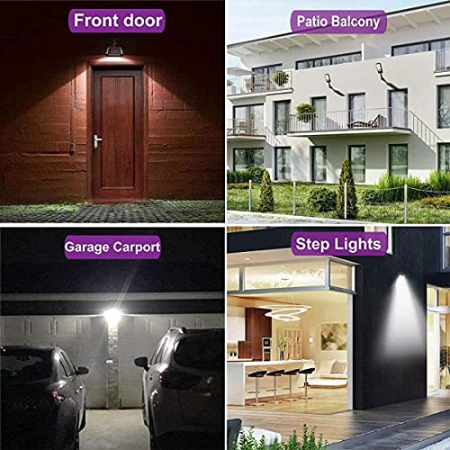 Solar Street Lights Outdoor Motion Sensor, Dusk to Dawn Solar Flood Light with Remote Control, IP65 Waterproof Security Light for Parking Lot, Garden, Street, Playground(18 LED)