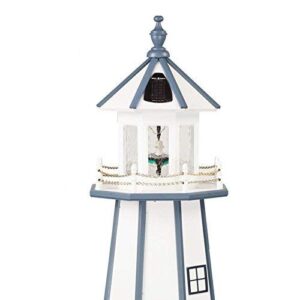 Twin Oaks Solar Lighthouse Light Kit for Outdoor Garden and Patio Lighting