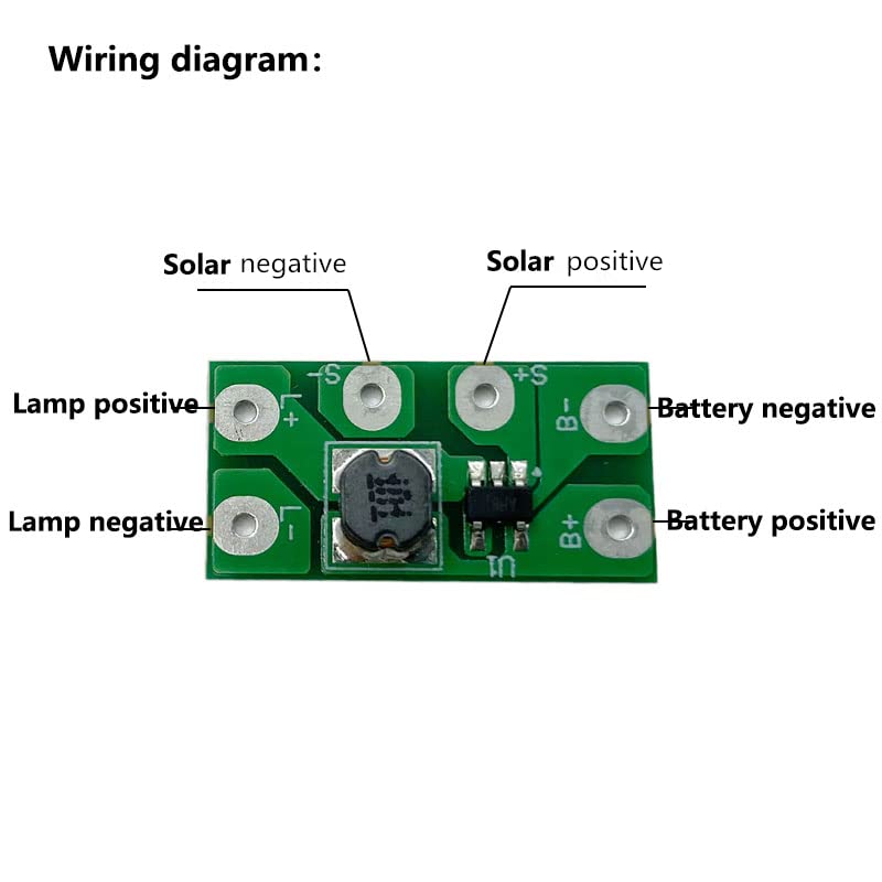 10 Pcs Solar Lamp Circuit Board Module Solar Landscape Light Circuit Board Module for DIY Street Lamp Garden Lawn Lamp Road Stud Light