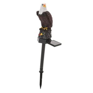 labrimp lawn decoration led balcony decor lamppost solar stake lights stakes decorative figurine owl patio ground outdoor pathway garden light ornament for lamp insert yard eagle