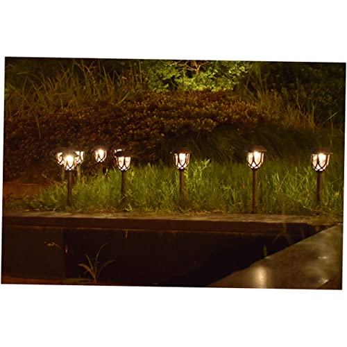 OSALADI Outdoor Decor Yard Light Villa Walkway Patio Lamp LED Warm Lawn Plug Driveway Lighting Outdoor for Solar Garden Outside Lights Night Courtyard Pathway Power Drivewaywarm Solar Lights Outdoor