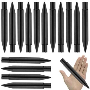 elinglife 15 pcs premium ground spikes stakes 8.26 inch pathway lights replacement abs ground spikes stake for pathway torch lights garden lights (elinglife-h-1)