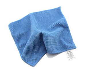 microfiber cleaning cloths – 6 pack, blue, 6″x 7″ inch