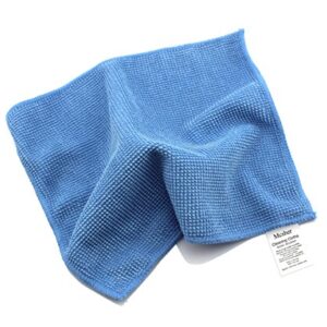 Microfiber Cleaning Cloths - 6 Pack, Blue, 6"x 7" Inch