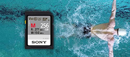 Sony M series SDXC UHS-II Card 256GB, V60, CL10, U3, Max R277MB/S, W150MB/S (SF-M256/T2)