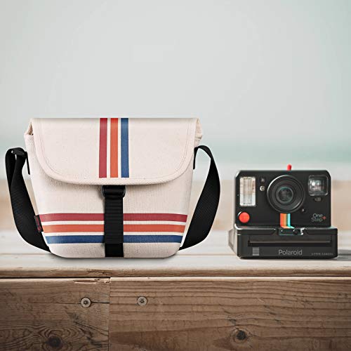 Fintie Camera Bag Compatible with Polaroid OneStep+, Onestep 2 VF, Now+ I-Type, Now I-Type Instant Film Camera - Canvas Travel Bag Soft Pouch with Adjustable Strap & Interior Pocket