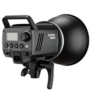 Godox MS300 Compact Studio Flash 300W 2.4G Wireless Monolight with 150W Modeling Lamp,Outstanding Power Output Stability,Anti-Preflash,Bowens Mount,5600±200K CCT,0.1～1.8S Recycle Time