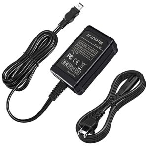 tkdy ac-l100 for sony handycam camcorder charger, acl100 power adapter supply cord for dcr trv128 trv103 trv130 trv150, ccd-trv108 trv308 replace ac-l10a l10b l15a l15b l100a l100b l100c.