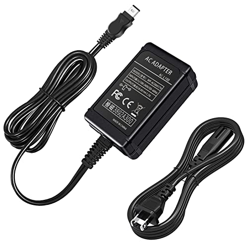 TKDY AC-L100 for Sony Handycam Camcorder Charger, ACL100 Power Adapter Supply Cord for DCR TRV128 TRV103 TRV130 TRV150, CCD-TRV108 TRV308 Replace AC-L10A L10B L15A L15B L100A L100B L100C.