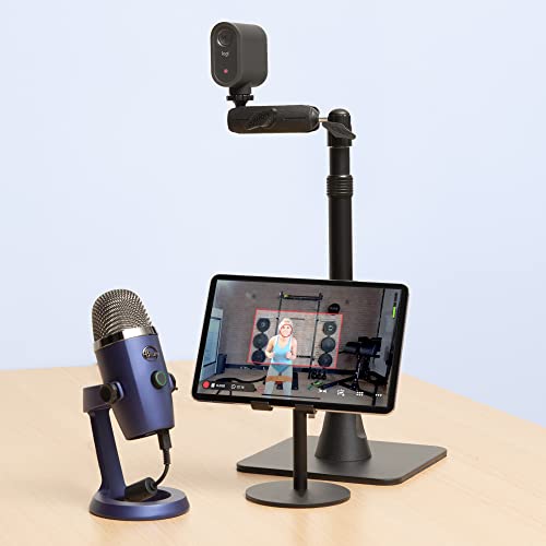 Logitech for Creators Mevo Table Stand, Versatile and Stable Stand for Mevo Cameras at a Table or Desk - Black