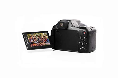 Minolta Pro Shot 20 Mega Pixel HD Digital Camera with 67X Optical Zoom, Full 1080P HD Video & 16GB SD Card, Black