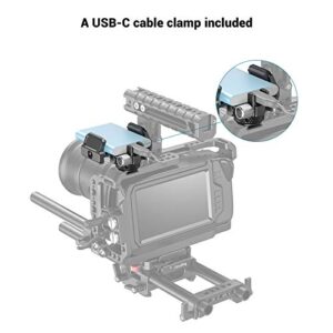 SMALLRIG SSD Mount Bracket SSD Holder for Samsung T5 SSD, for SanDisk SSD, for SanDisk SSD T5, Compatible with SMALLRIG Cage for BMPCC 4K & 6K, for Z Cam E2 & for Sigma fp - BSH2343