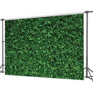 LYWYGG 8x6FT Green Leaves Photography Backdrops Mmicrofiber Nature Backdrop Birthday Background for Birthday Party Seamless Photo Booth Prop Backdrop CP-87-0806