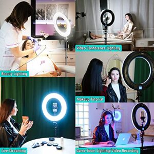 Weeylite 18 inch RGB Ring Light Kit, App Control 360° Full Color LED Selfie Ring Light with Stand and Phone Holder/Remote, Dimmable Bi-Color 2500K–8500K CRI 95+ Ring Lights for TikTok YouTube Makeup