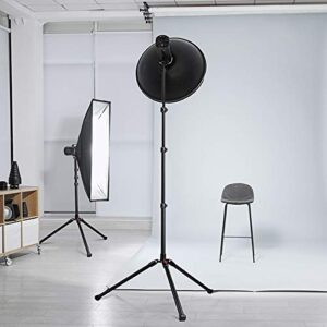 K&F Concept 86.6 inch/7.2ft Aluminium Photography Video Tripod Light Stand for Reflectors, Softboxes, Flash, Strobe Lights, Umbrellas, Compact Lightweight Travel Lighting Stands with Carry Case