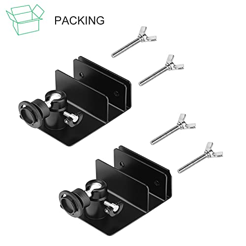 Gutter Mount for All-New Blink Outdoor & Blink XT / XT2 Camera, Adjustable Weatherproof Aluminum Alloy Mount Bracket for Blink Home Security System (2 Pack, Black)