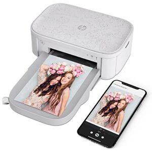 hp sprocket studio plus wifi printer – wirelessly prints 4×6” photos from your ios & android device